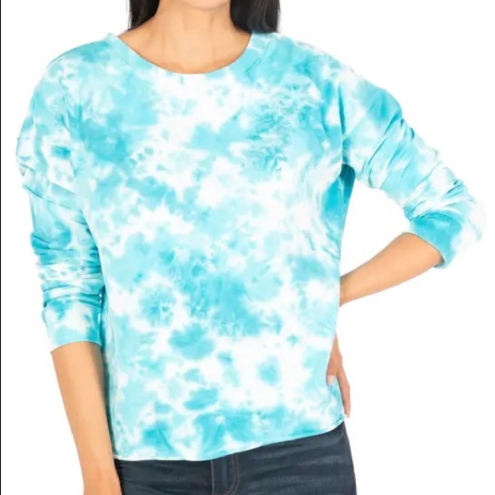 Kut From The Kloth Turquoise/white sweater